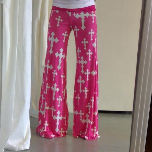 hot pink palazzo pants